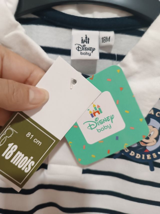 Conjunto de peto y camiseta niño 18 meses