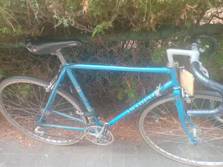 Bicicleta de paseo azul Olimpo