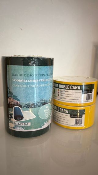 Cinta Doble Cara Césped Sintético y Unión prepegad