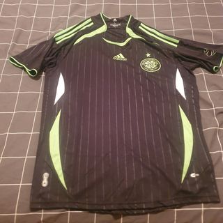 Camiseta Adidas Negra y Verde Talla M