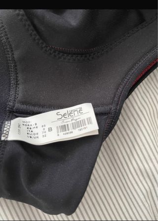 Sujetador deportivo Selene 85B negro