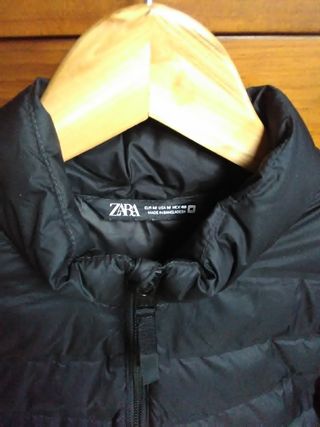 Plumífero Zara Hombre Talla M Negro