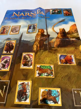 Álbum Cromos Narnia El León, La Bruja y El Armario
