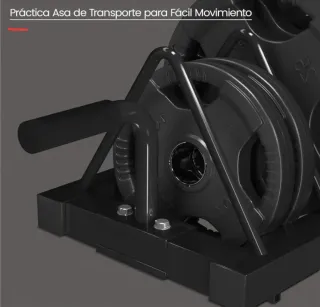 Organizador de pesas negro