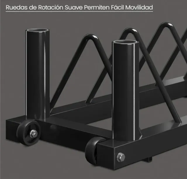 Organizador de pesas negro