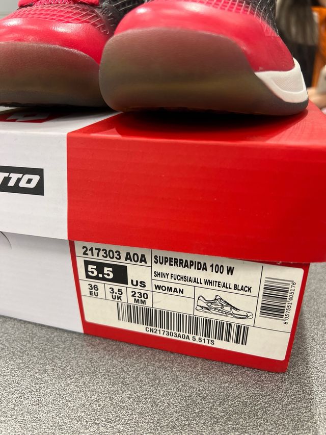 Scarpe Lotto Superrapida Padel Donna Numero 36