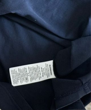 Camiseta Burberry Negra Logo
