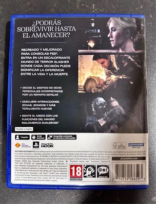 Until Dawn Remastered PS5