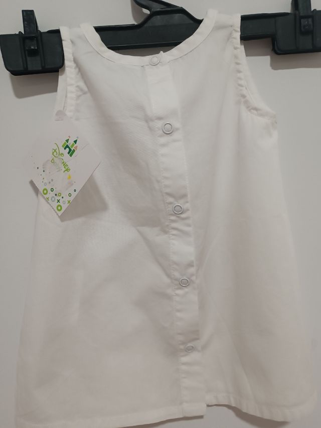 Vestido blanco bebé Winnie Pooh