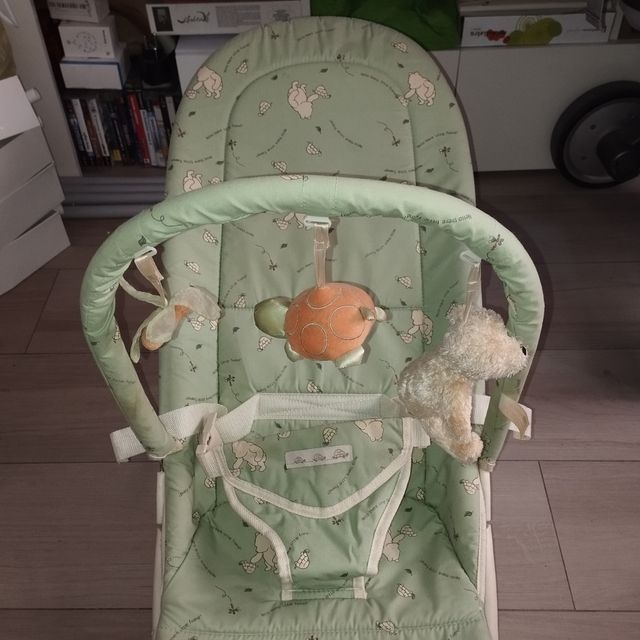 Hamaca para bebé con peluches