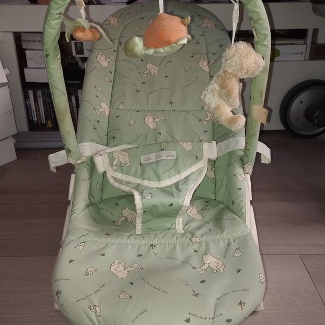 Hamaca para bebé con peluches