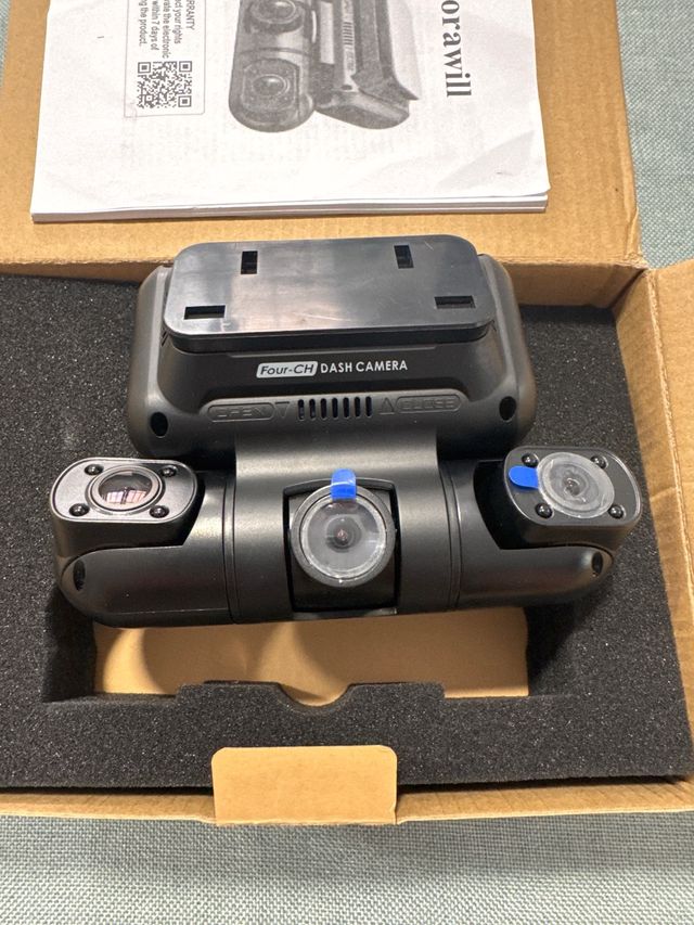 Dashcam Rhorawill WiFi 5G a 4 canali