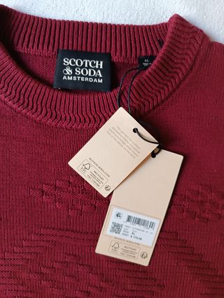 Jersey Scotch Soda Rojo Talla XL