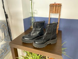 Botas negras caña alta talla 40