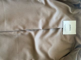 Cazadora cuero Mango gris