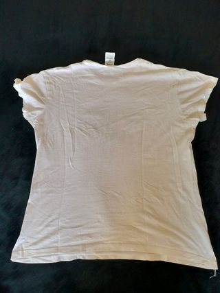 Camiseta flamenca mujer blanca