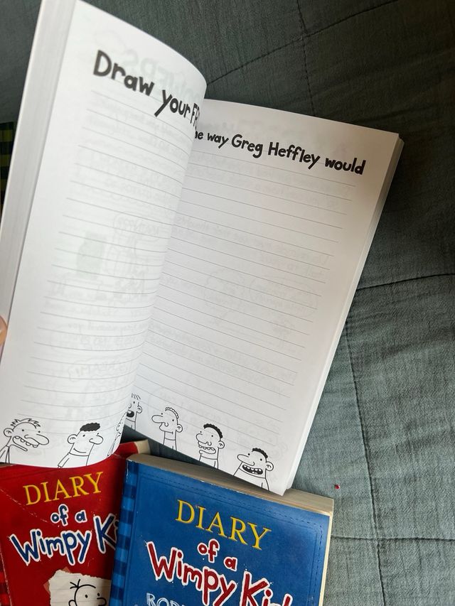 Diary of a wimpy kid book colección in English