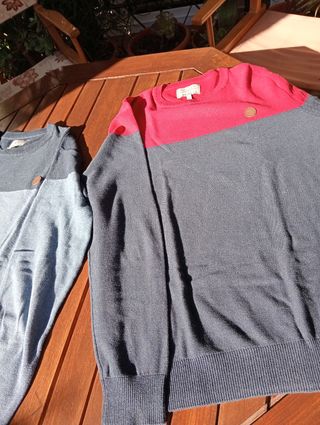 Lote 6 jerseys invierno caballero Talla M