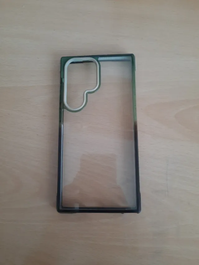 Funda Samsung Galaxy S23 Ultra Transparente y verd