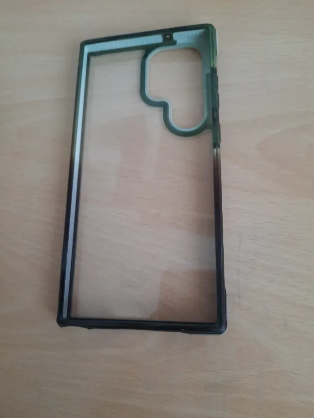 Funda Samsung Galaxy S23 Ultra Transparente y verd