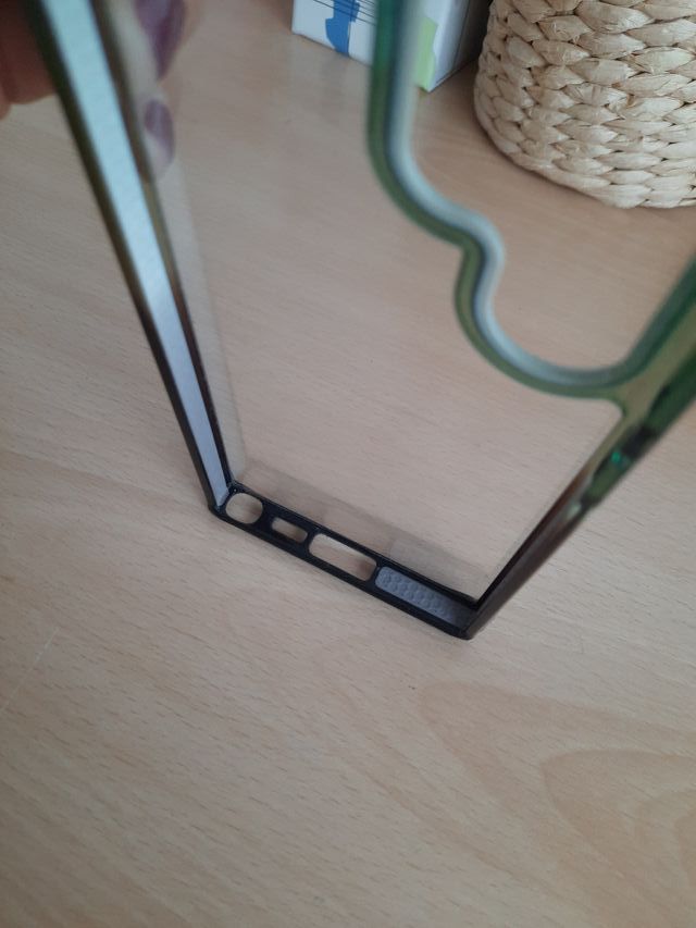 Funda Samsung Galaxy S23 Ultra Transparente y verd