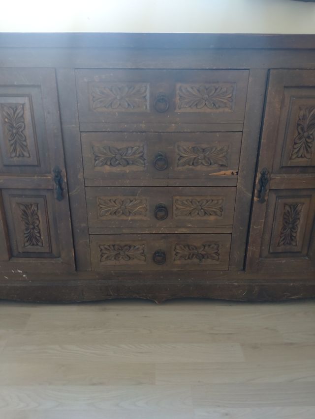 Sinfonier madera  tallada