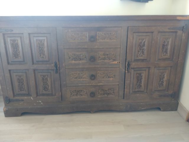 Sinfonier madera  tallada