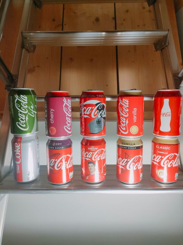 Lotto 10 lattine Coca Cola