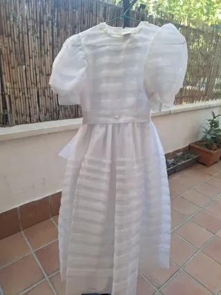 Vestido de comunión niña blanco