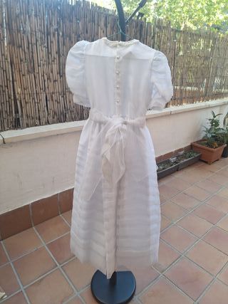 Vestido de comunión niña blanco