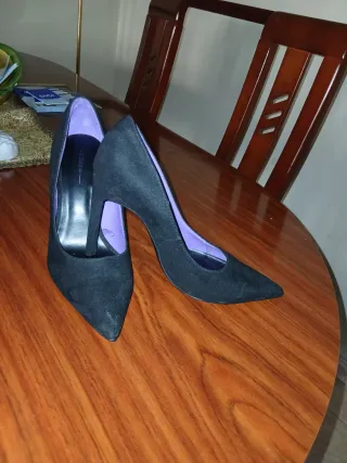 Zapatos de tacón negros talla 36