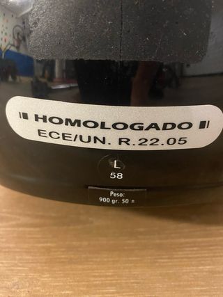 Casco Moto Negro con Visera