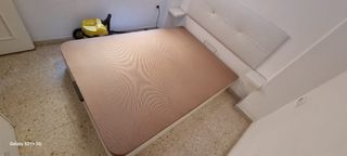 Canape cama 135x190 Beige/Blanco