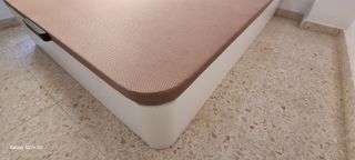 Canape cama 135x190 Beige/Blanco