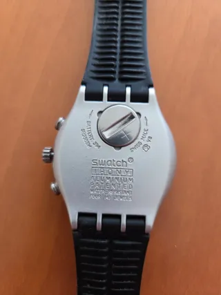 Orologio cronografo Swatch Irony Chrono nero
