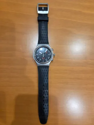 Orologio cronografo Swatch Irony Chrono nero