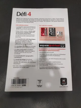 Defi 4, libro de Francés B1 B2, Escuela d Idiomas 