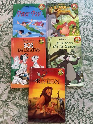 Colección de cinco libros de Disney precio lote 3 