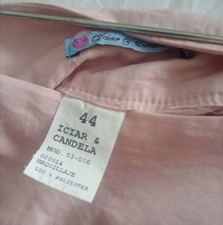 Pantalón rosa Iciar y Candela. 