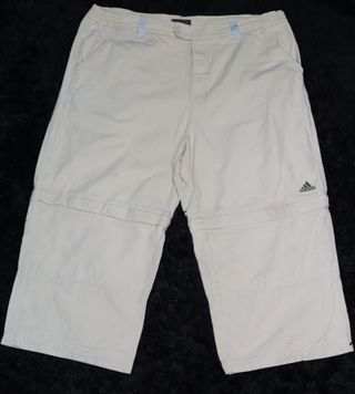 Pantalón Corto Convertible Adidas Beige Talla 42