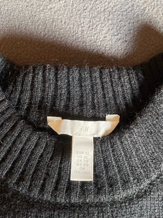 Jersey/Vestido H&M Lana Alpaca Talla XL
