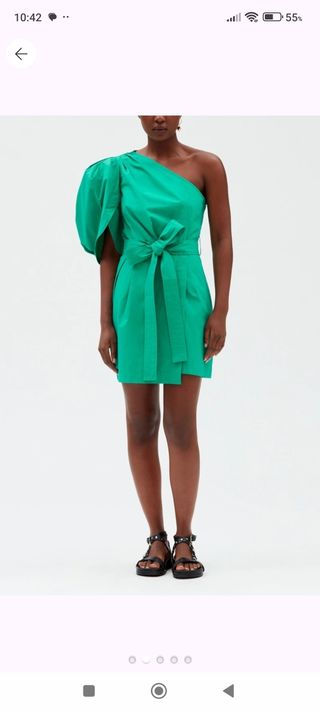 Vestido Claudie Pierlot verde