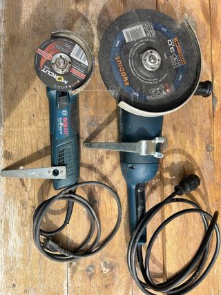 Amoladora Bosch Radial Pequeña y Grande