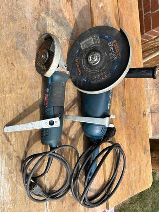 Amoladora Bosch Radial Pequeña y Grande