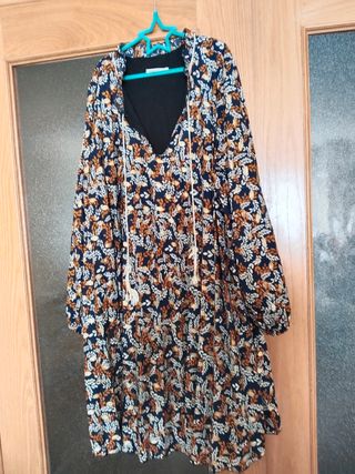 Vestido estampado talla única