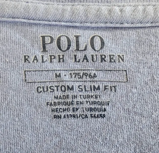 Camiseta Ralph lauren Cuello Redondo Azul celeste