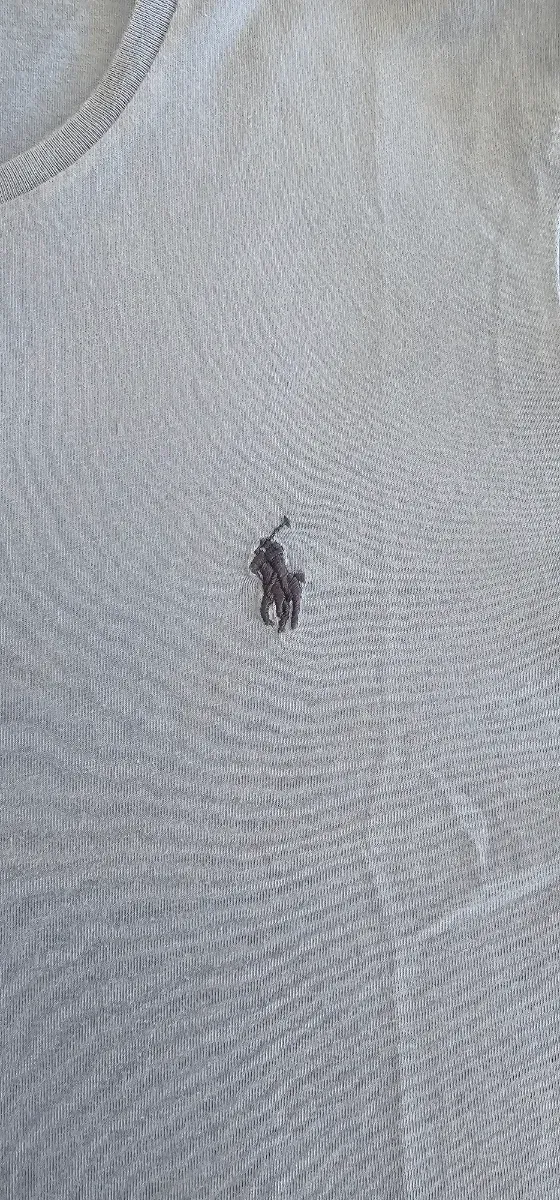 Camiseta Ralph lauren Cuello Redondo Azul celeste