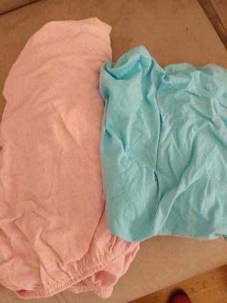 2 Sábanas Bajeras Cuna 60x120
