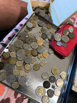 Lote de monedas variadas