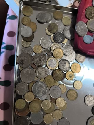 Lote de monedas variadas